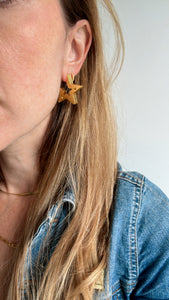 Maxi Star shape earrings