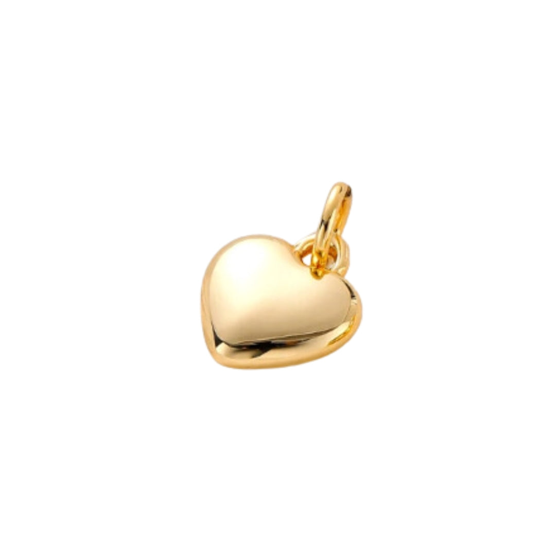 Mini heart gold charm