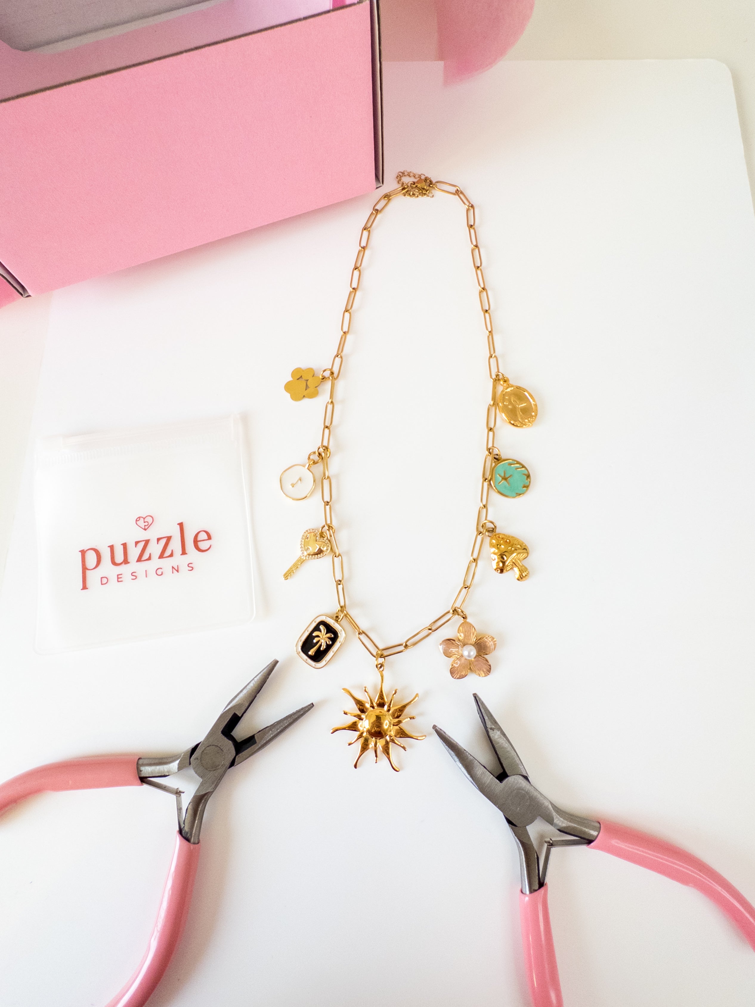 DIY Charm Necklace Kit – Perfect for Girls Night Limited Edition
