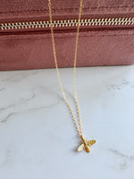 Load image into Gallery viewer, Bee kind necklace, limited edition
