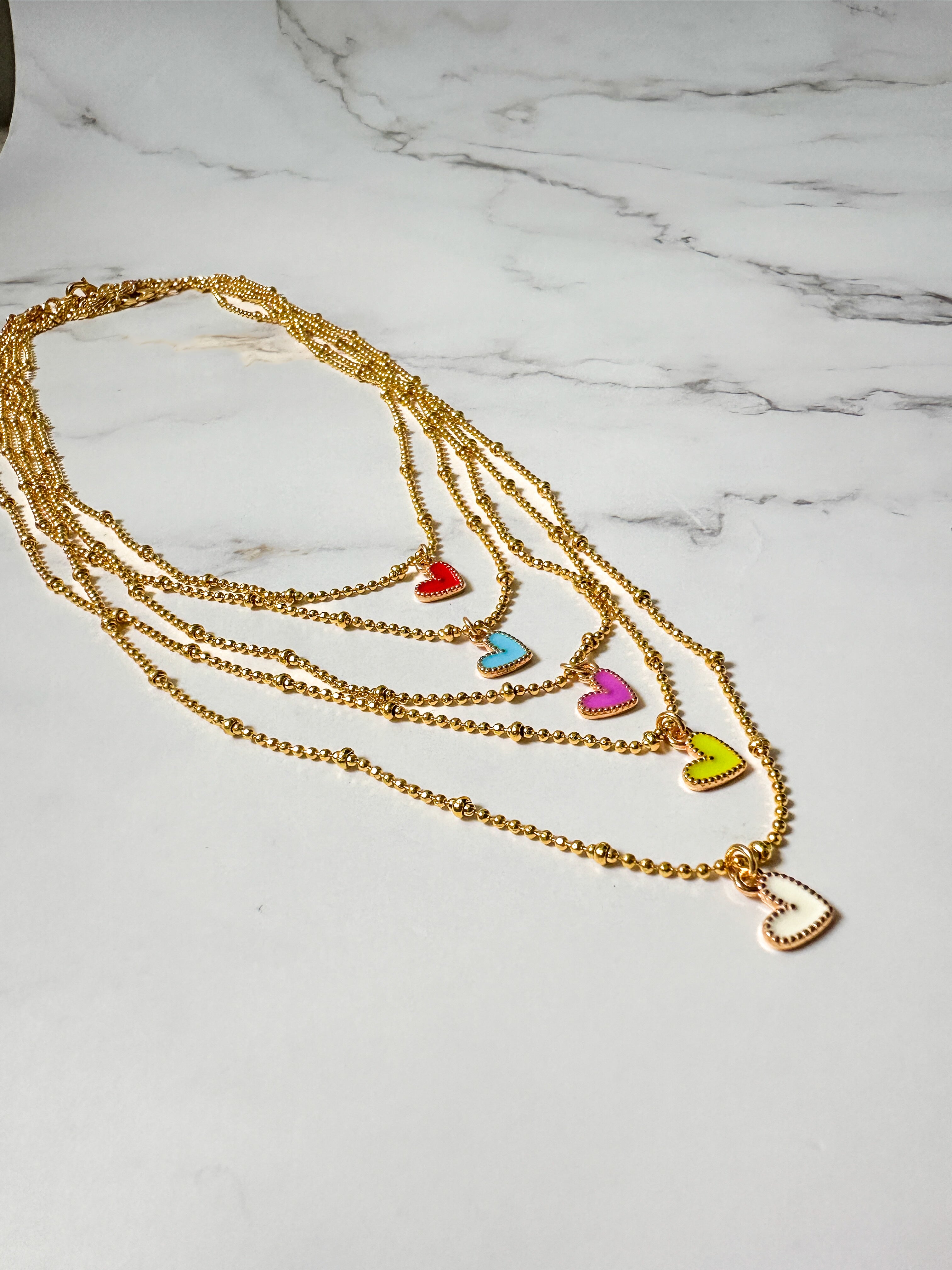 Splash colourful necklace
