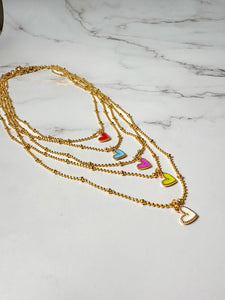 Splash colourful necklace
