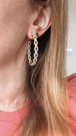 Load image into Gallery viewer, Maxi evil eye earrings
