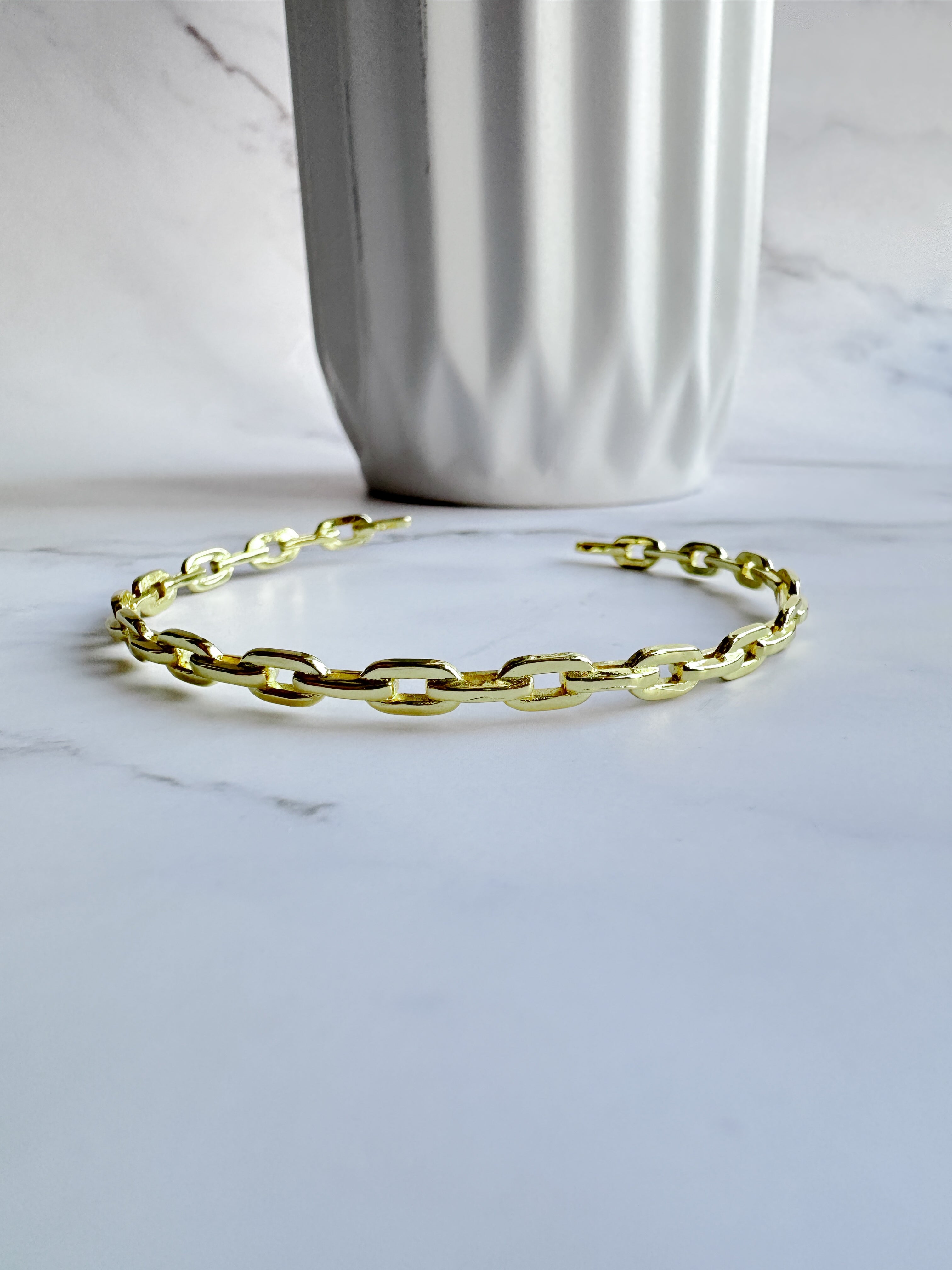 Link Chain Bracelet - Puzzle Design