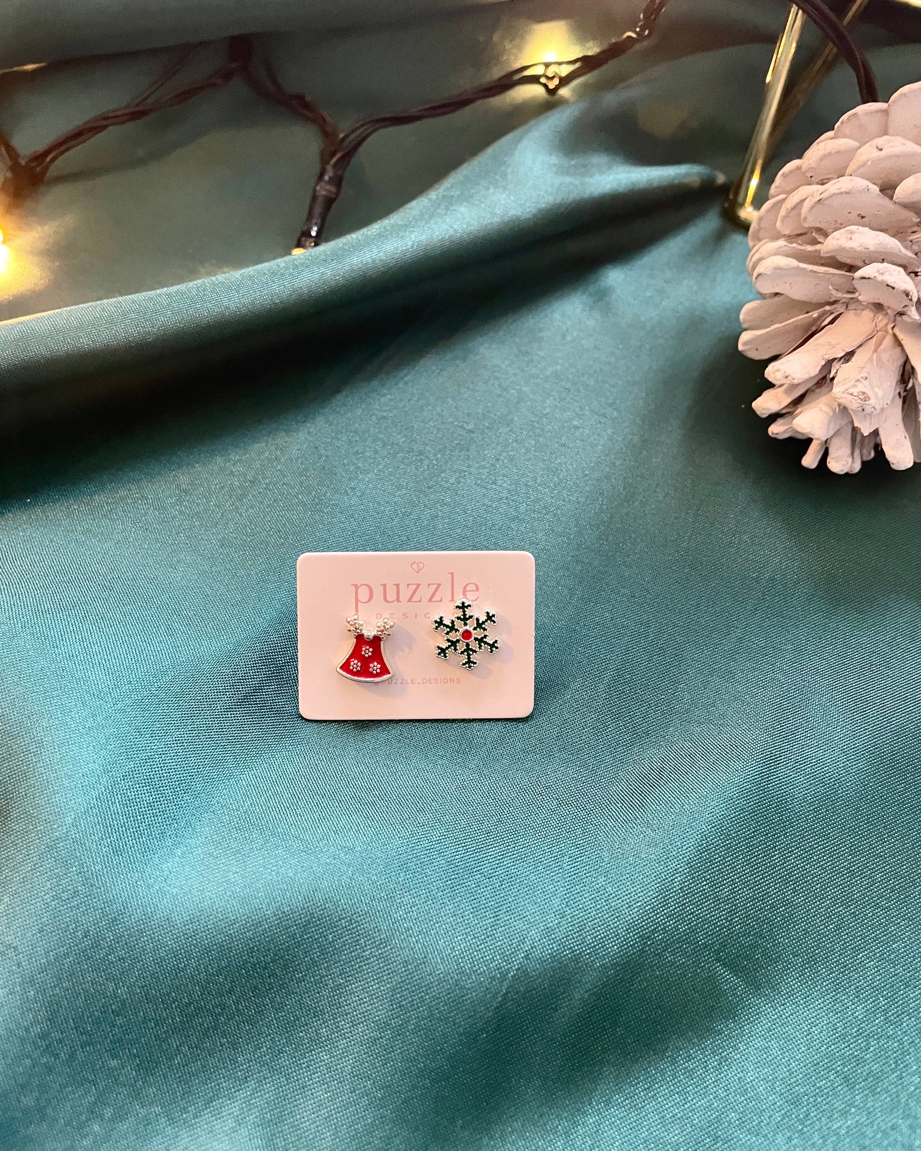 Christmas earrings