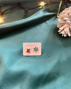 Christmas earrings
