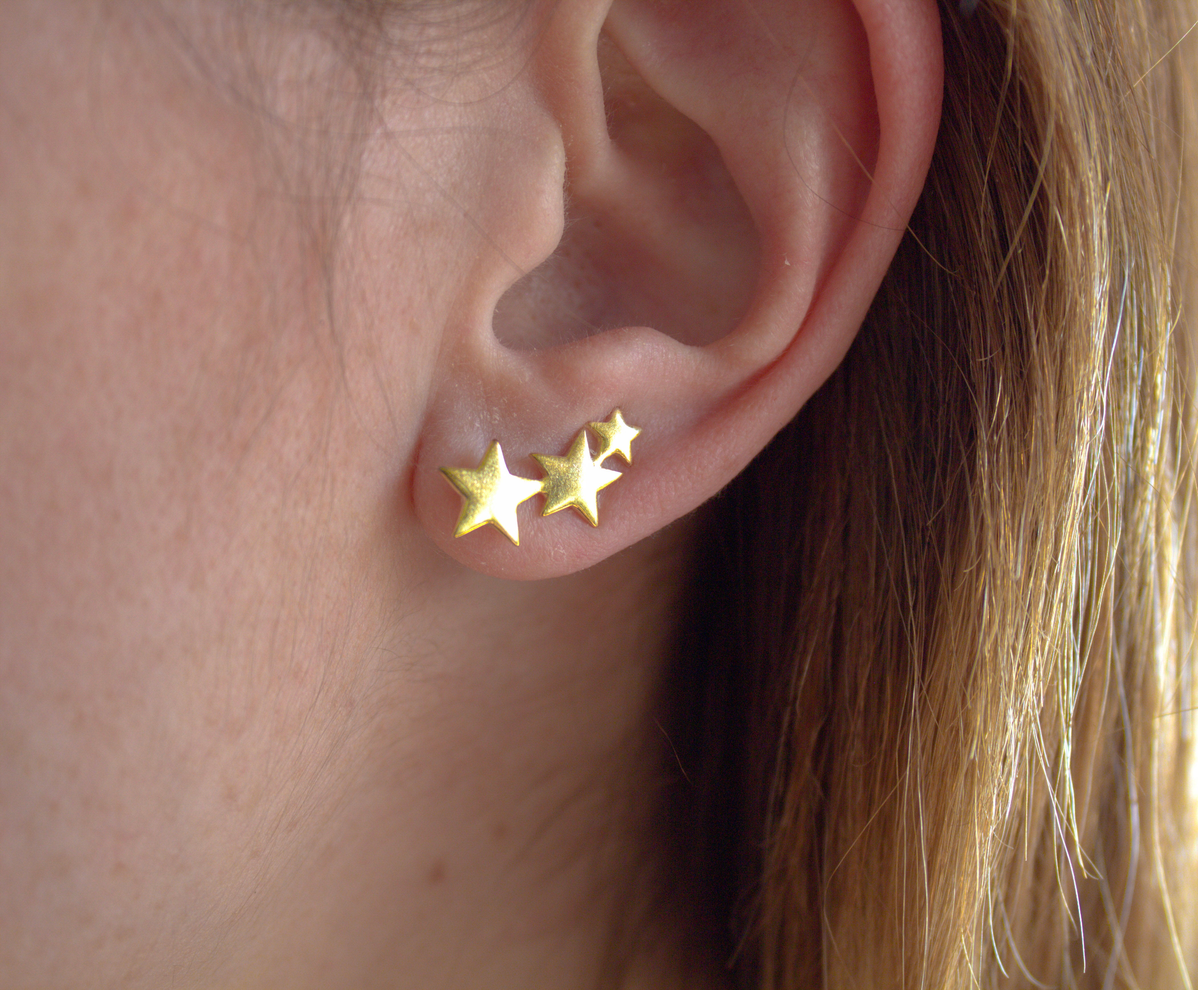 Multi star ear climber (pair)