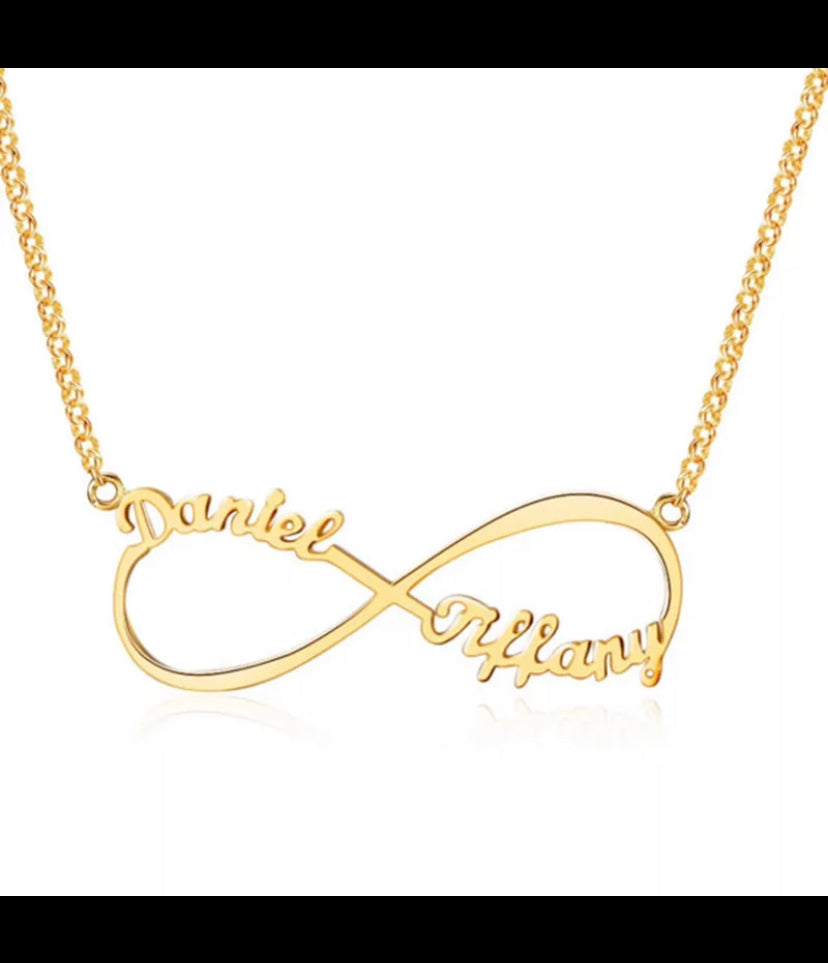 Infinity Love Necklaces - Puzzle Design