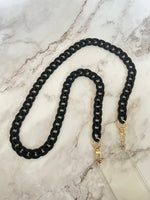 Load image into Gallery viewer, Phone Cord Thin Black Chain full set
