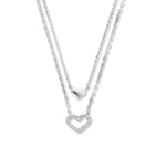 Load image into Gallery viewer, Double Love Crystal Necklace
